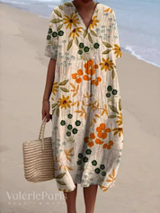 Isabella Monroe | Floral Midi Dress For Women