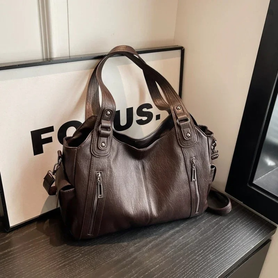 Charlotte Bellamy | Vintage Leather Tote Bag For Women