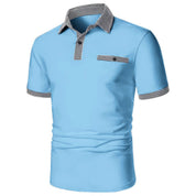 Enzo Whitmore | Contrast Trim Polo Shirt For Men
