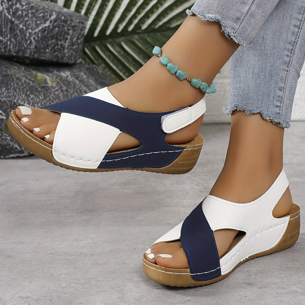 Clara Fontaine | Comfort Cross-Strap Walking Sandals For Women