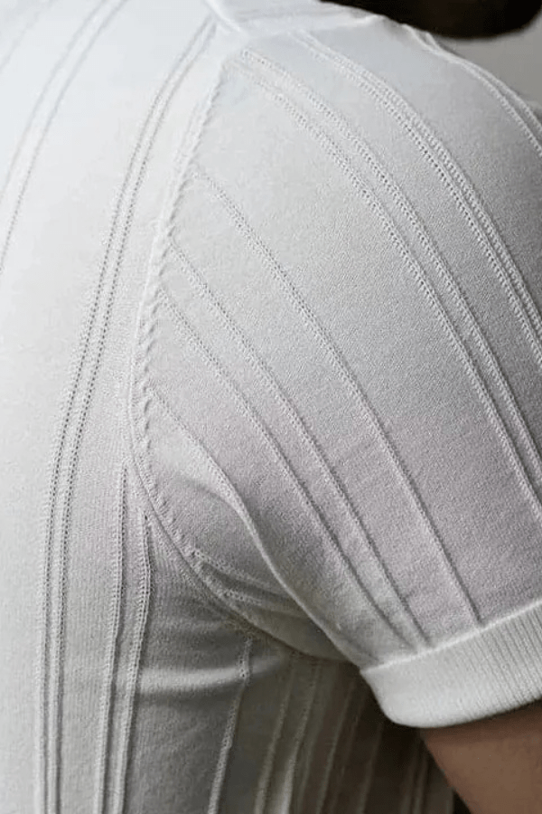 Adrien Beaumont | Ribbed Zip Polo Shirt