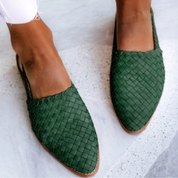 Sophie Bellini | Woven Slingback Flats For Women