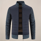 Oliver Beaumont | Hybrid Quilted Knit Jacket For Men