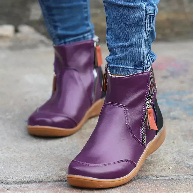 Amelia Hart | Comfort Zip Ankle Boots For Women