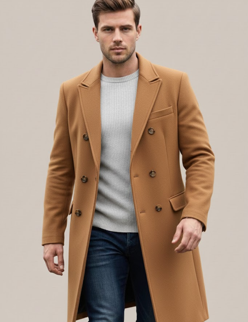 Riccardo Bellini | Milano Signature Double-Breasted Coat Luxe