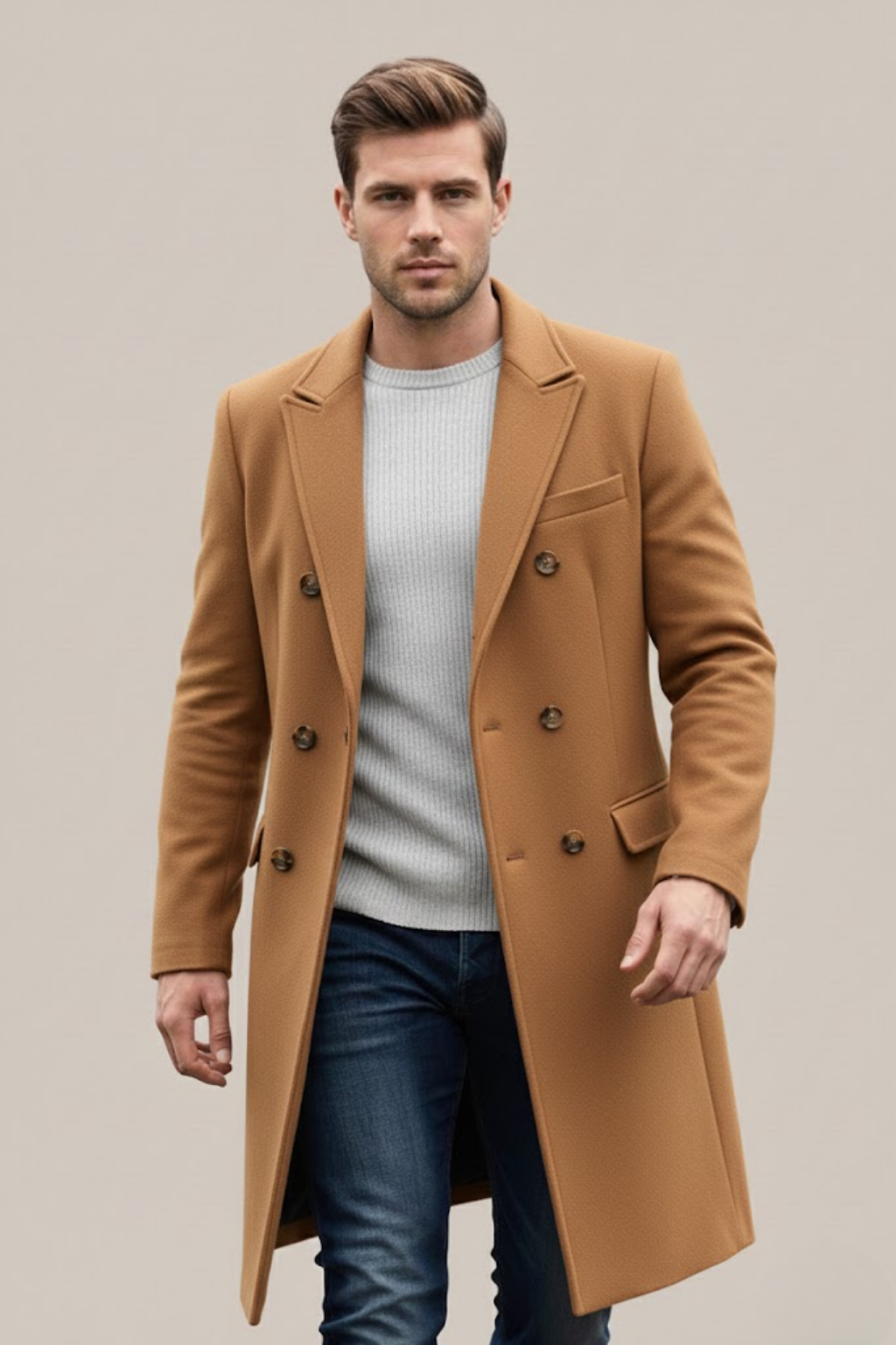 Riccardo Bellini | Milano Signature Double-Breasted Coat Luxe