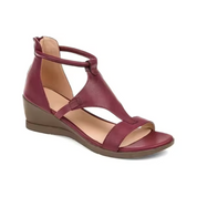 Valentina Rousseau | Leather Wedge Sandals For Women