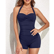 Victoria Sinclair | Tummy Control Halter Swimsuit For Women