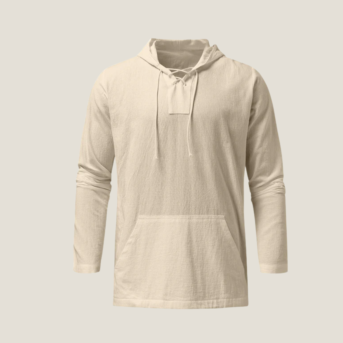 Thierry Morel | Linen Lace-Up Shirt For Men