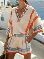 Isla Kensington | Boho Two Piece Shorts Set For Women