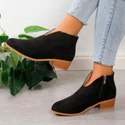 Vivienne Laurent | Leopard Print Ankle Boots For Women