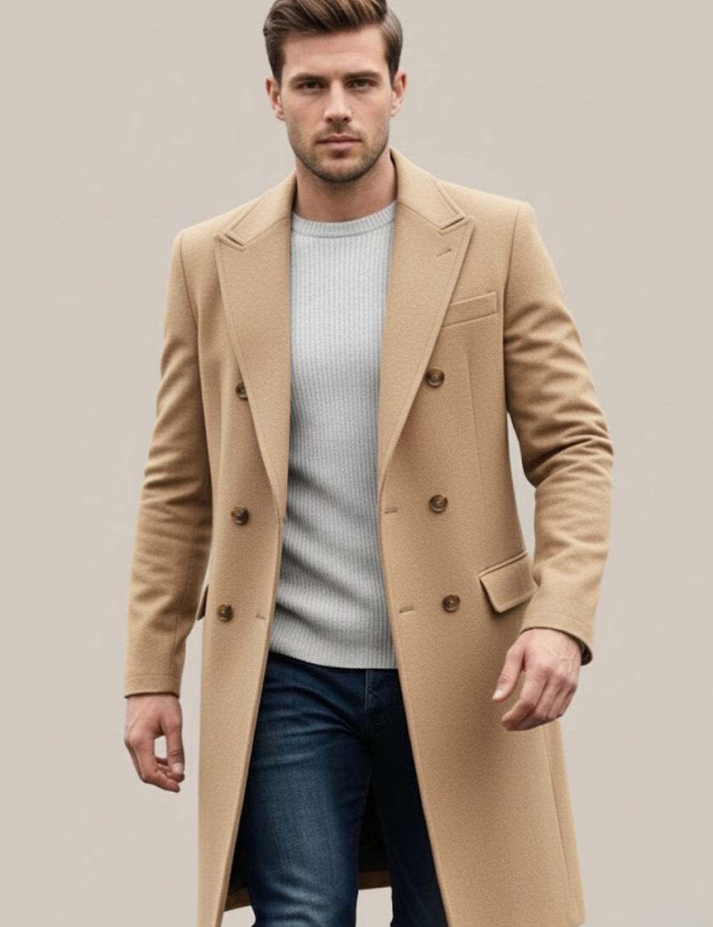 Riccardo Bellini | Milano Signature Double-Breasted Coat Luxe