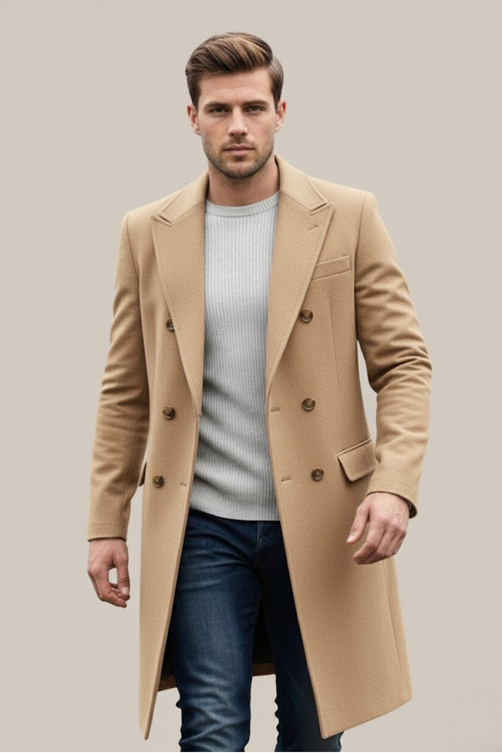 Riccardo Bellini | Milano Signature Double-Breasted Coat Luxe