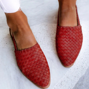 Sophie Bellini | Woven Slingback Flats For Women