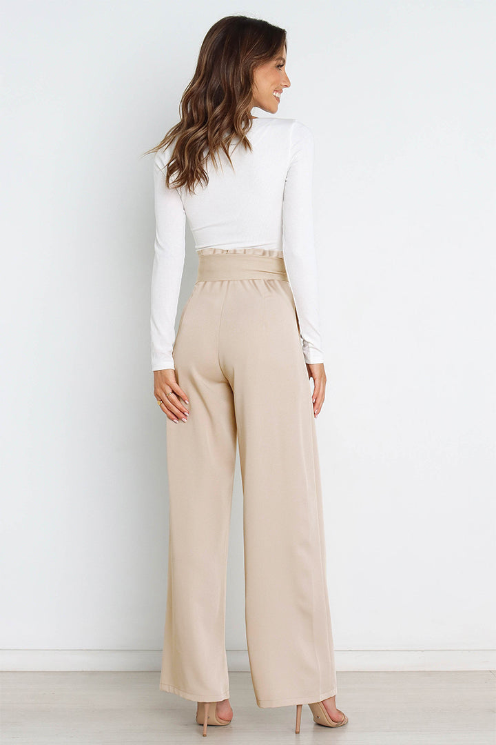 Sienna Laurent | High Waist Wide Leg Trousers For Women