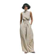 Genevieve Laurent | Linen Two Piece Set For Women