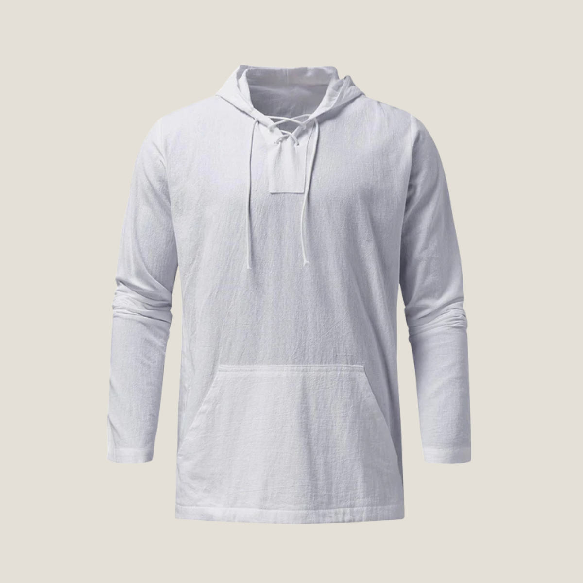 Thierry Morel | Linen Lace-Up Shirt For Men