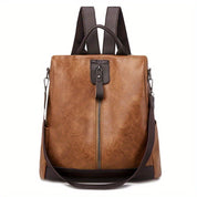 Isabella Vance | Convertible Leather Backpack For Women