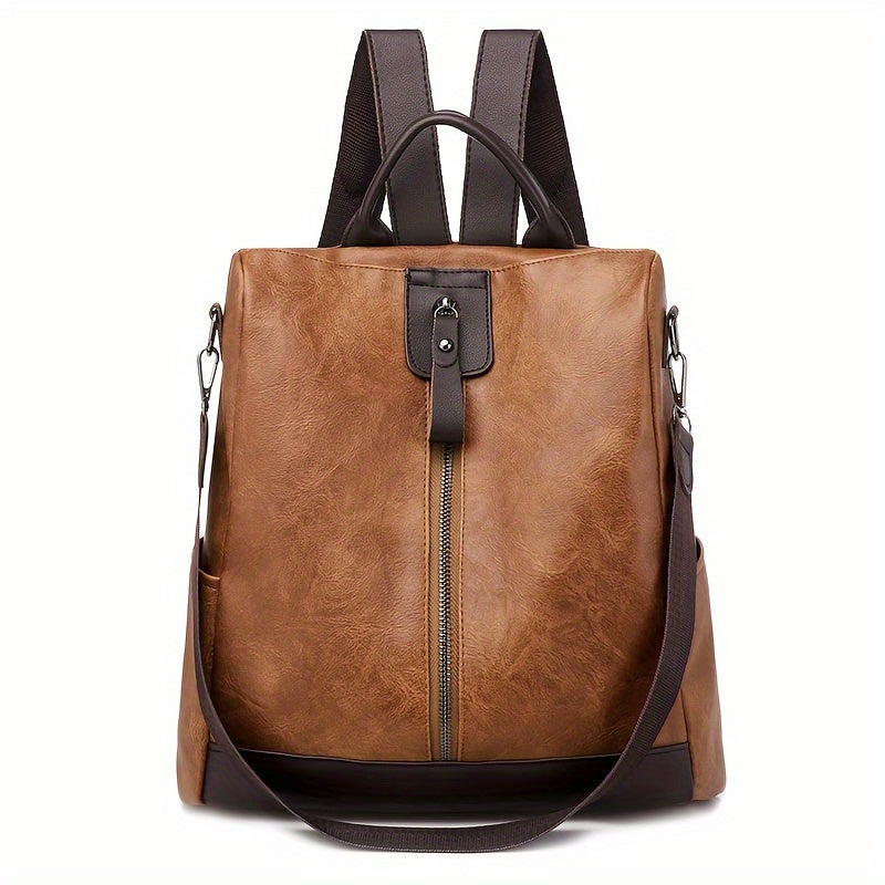 Isabella Vance | Convertible Leather Backpack For Women