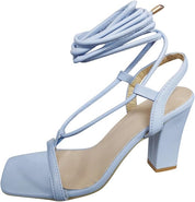 Sofia Bellini | Strappy Block Heel Sandals For Women
