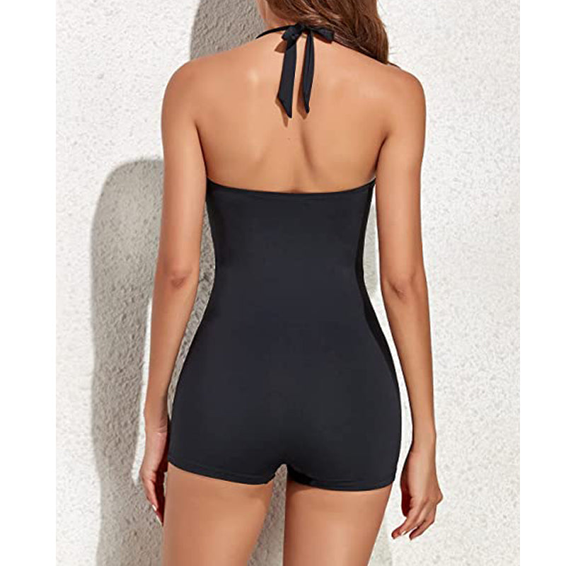 Victoria Sinclair | Tummy Control Halter Swimsuit For Women