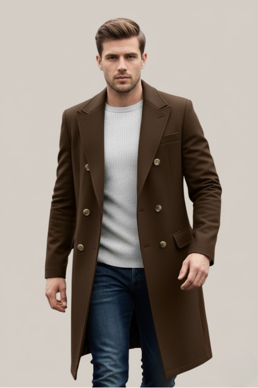 Riccardo Bellini | Milano Signature Double-Breasted Coat Luxe