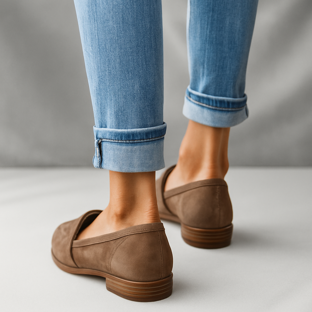 Monica Bowers | Suede Pointed Loafers For Women