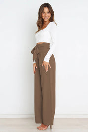 Sienna Laurent | High Waist Wide Leg Trousers For Women
