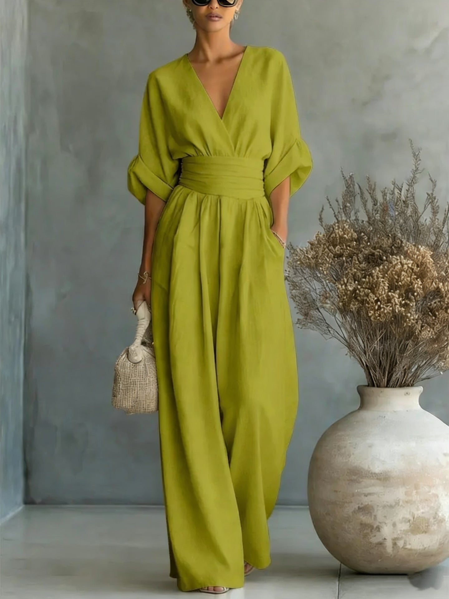 Isabelle Monroe | Elegant Wide Leg Jumpsuit For Women