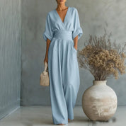 Isabelle Monroe | Elegant Wide Leg Jumpsuit For Women