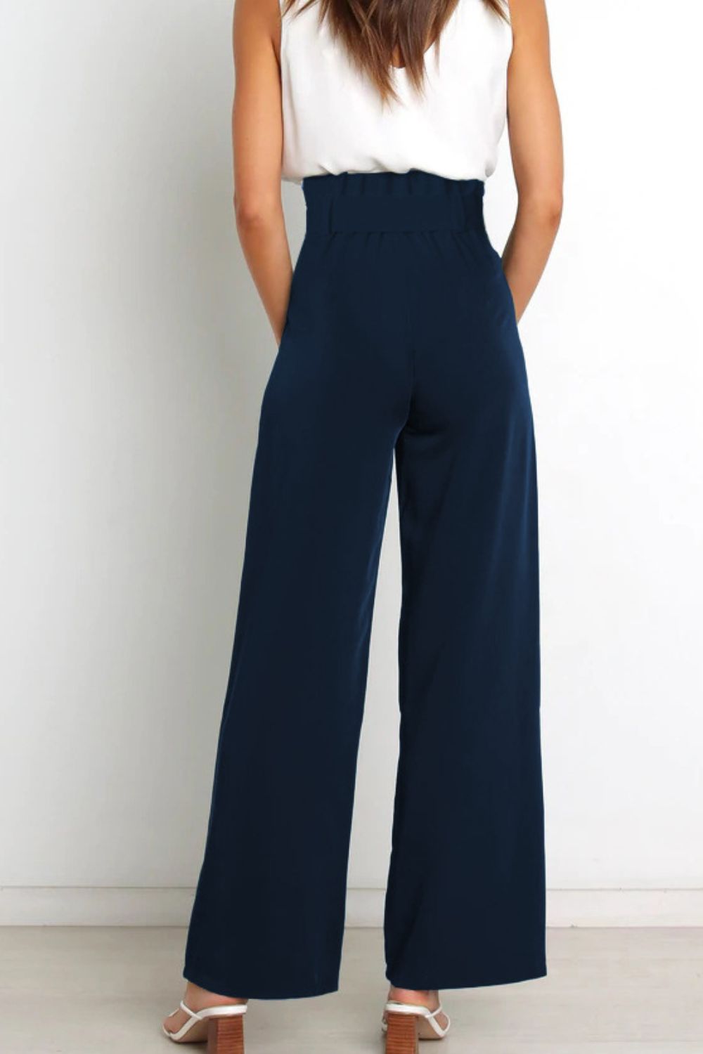 Sienna Laurent | High Waist Wide Leg Trousers For Women