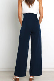 Sienna Laurent | High Waist Wide Leg Trousers For Women