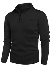 Daniel Moreau | Premium Henley Long Sleeve Shirt