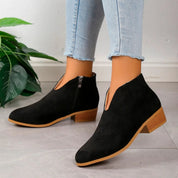 Vivienne Laurent | Leopard Print Ankle Boots For Women