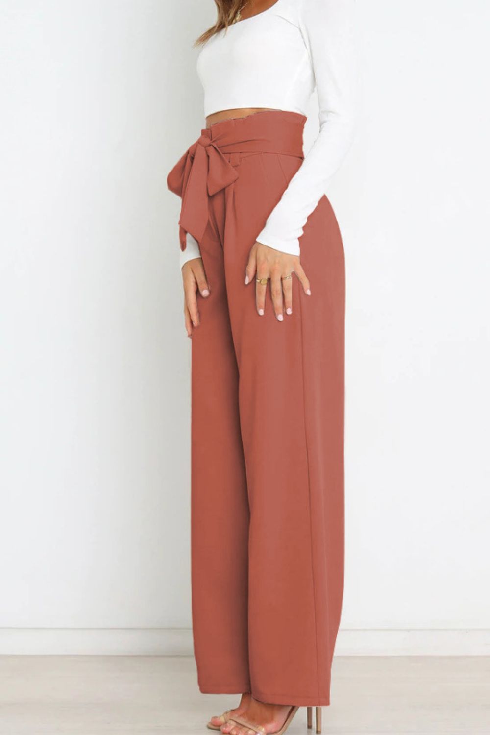 Sienna Laurent | High Waist Wide Leg Trousers For Women