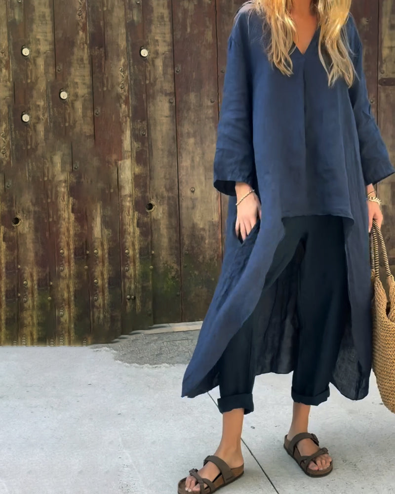 Miranda Cross | Longline Tunic Two-Piece Set
