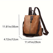 Isabella Vance | Convertible Leather Backpack For Women