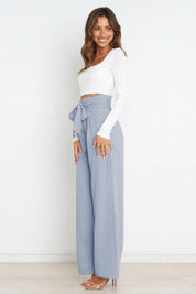 Sienna Laurent | High Waist Wide Leg Trousers For Women