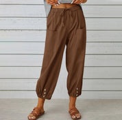 Florence Bennett | Casual Drawstring Trousers For Women