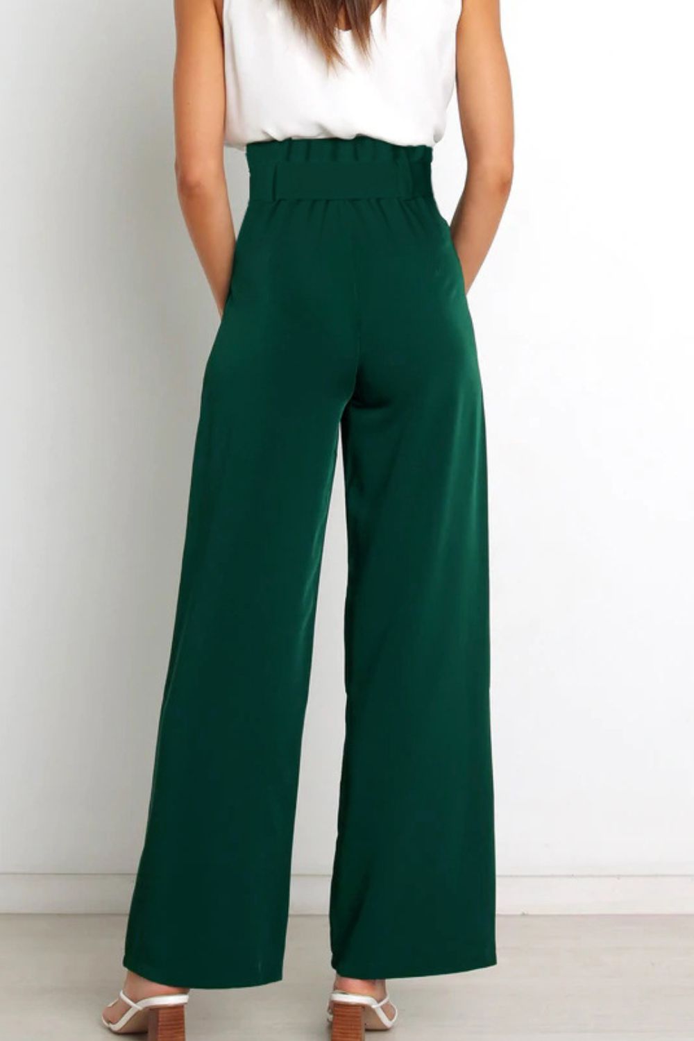 Sienna Laurent | High Waist Wide Leg Trousers For Women