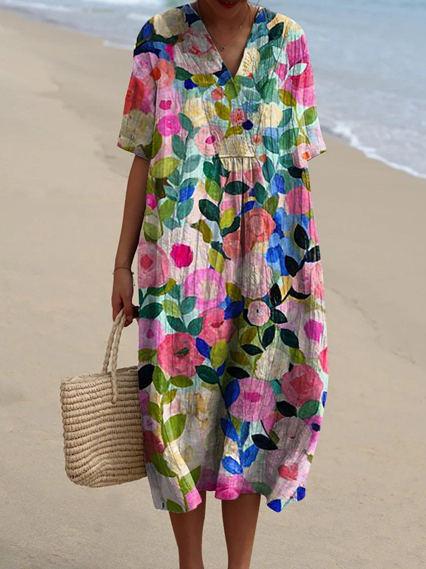 Isabella Monroe | Floral Midi Dress For Women