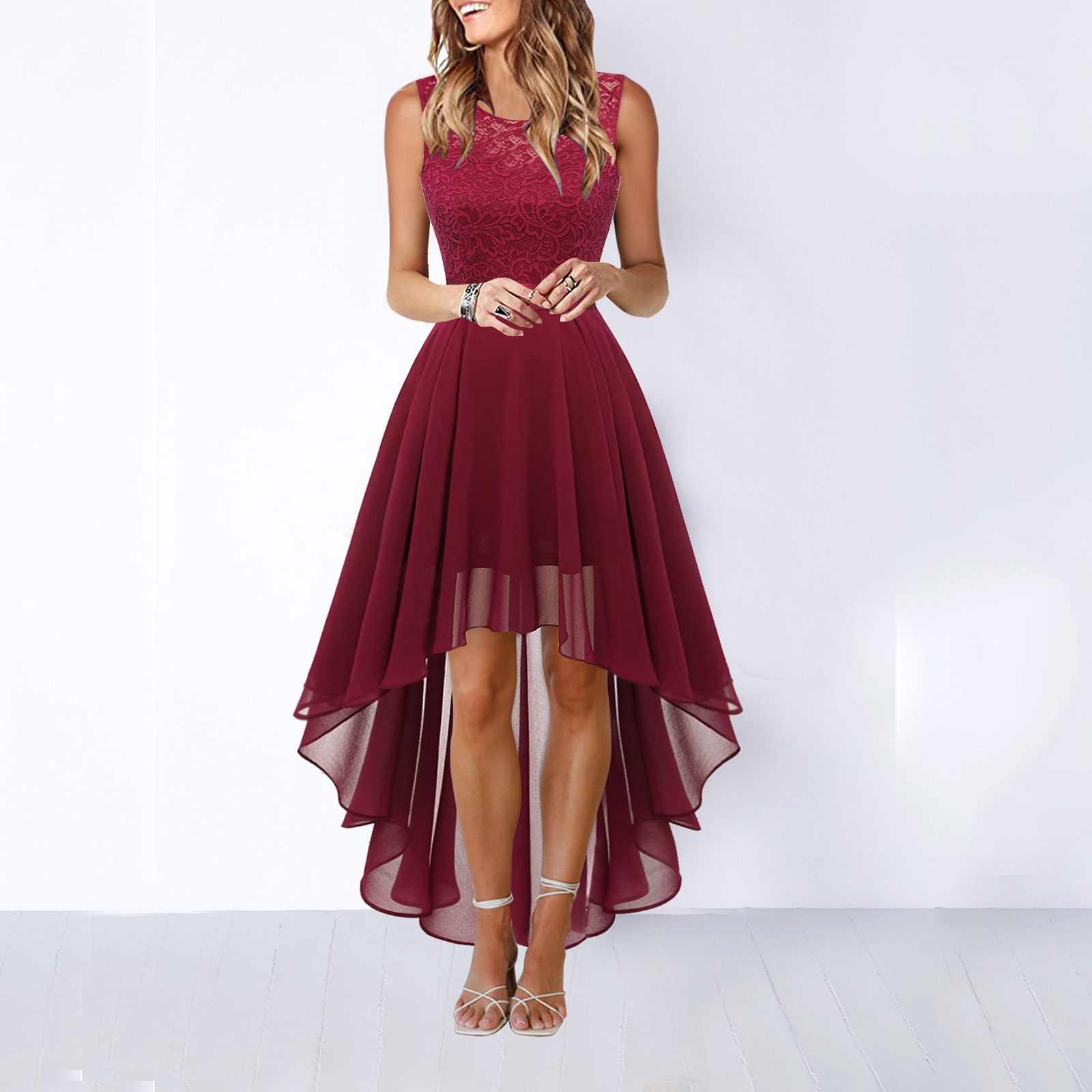 Anastasia Laurent | Elegant High-Low Cocktail Dress For Women