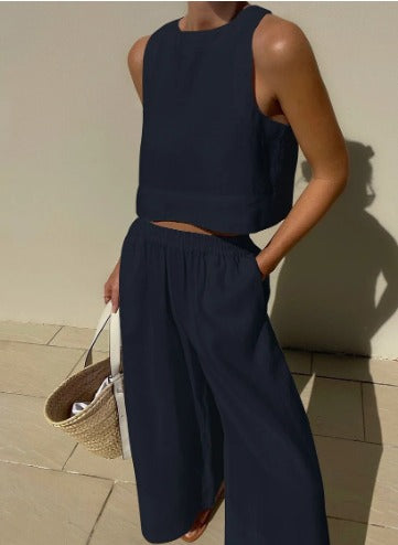 Bianca Shaw | Linen Two-Piece Set For Women