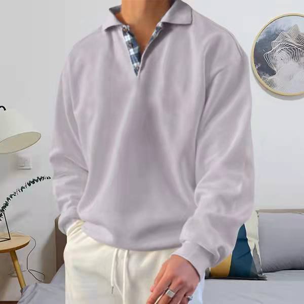 Caleb Monroe | Relaxed Collar Lounge Sweatshirt