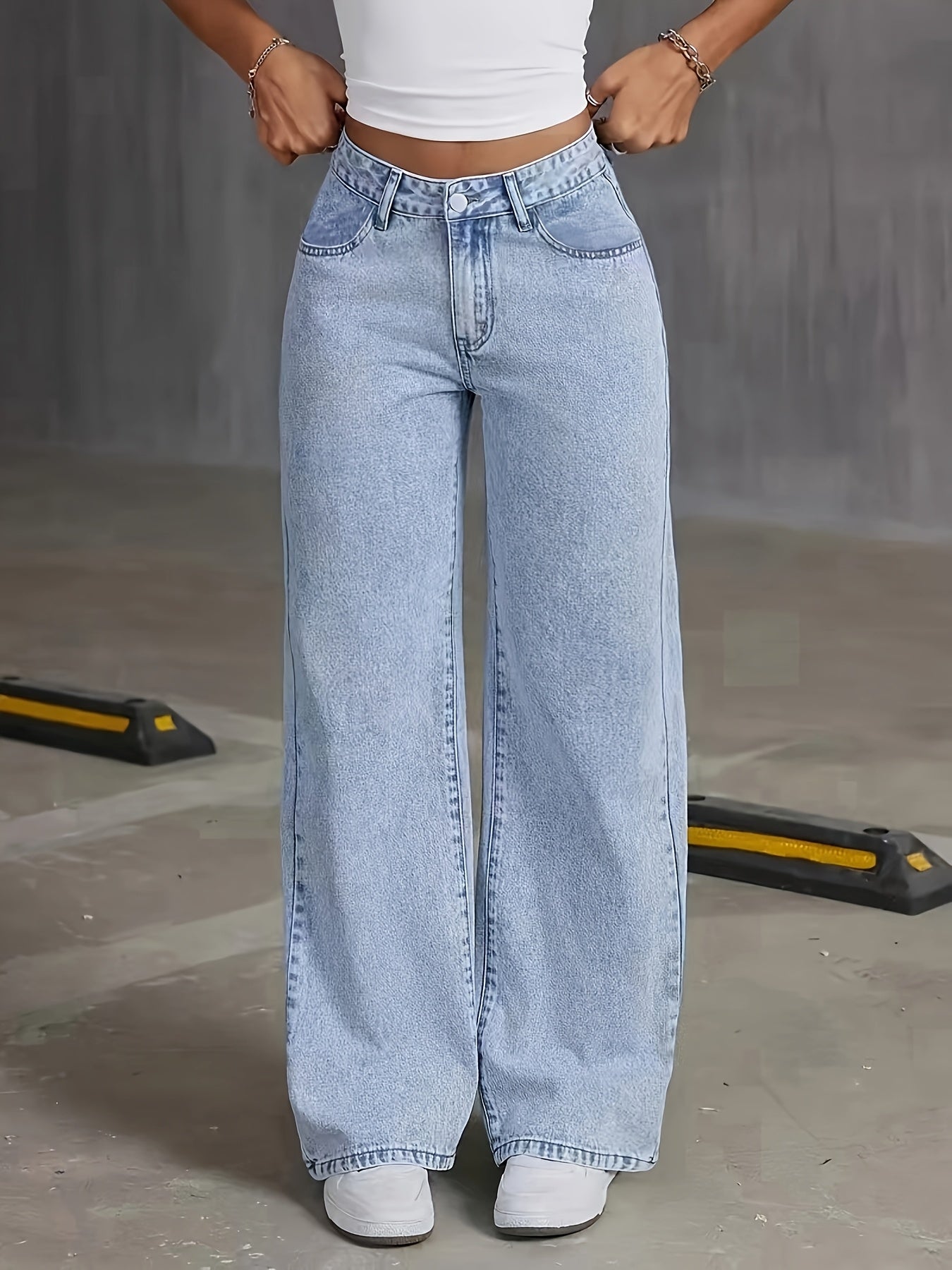 Elena | Women's High-Waisted Denim Boyfriend Jeans