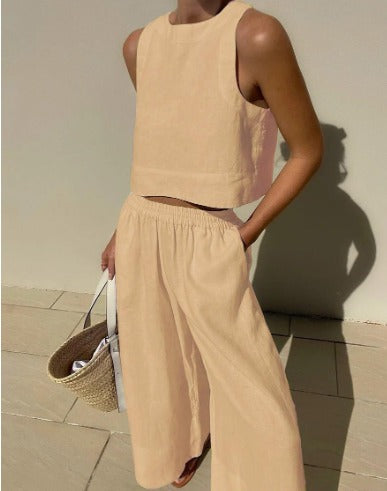 Bianca Shaw | Linen Two-Piece Set For Women