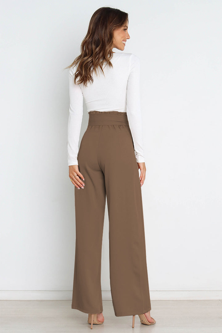Sienna Laurent | High Waist Wide Leg Trousers For Women