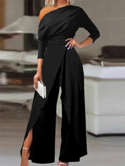 Isabella Moreau | One Shoulder Evening Jumpsuit For Women