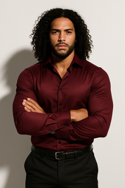 Fitzwilliam Ashcourt | Slim Fit Light Blue Business Shirt for Men