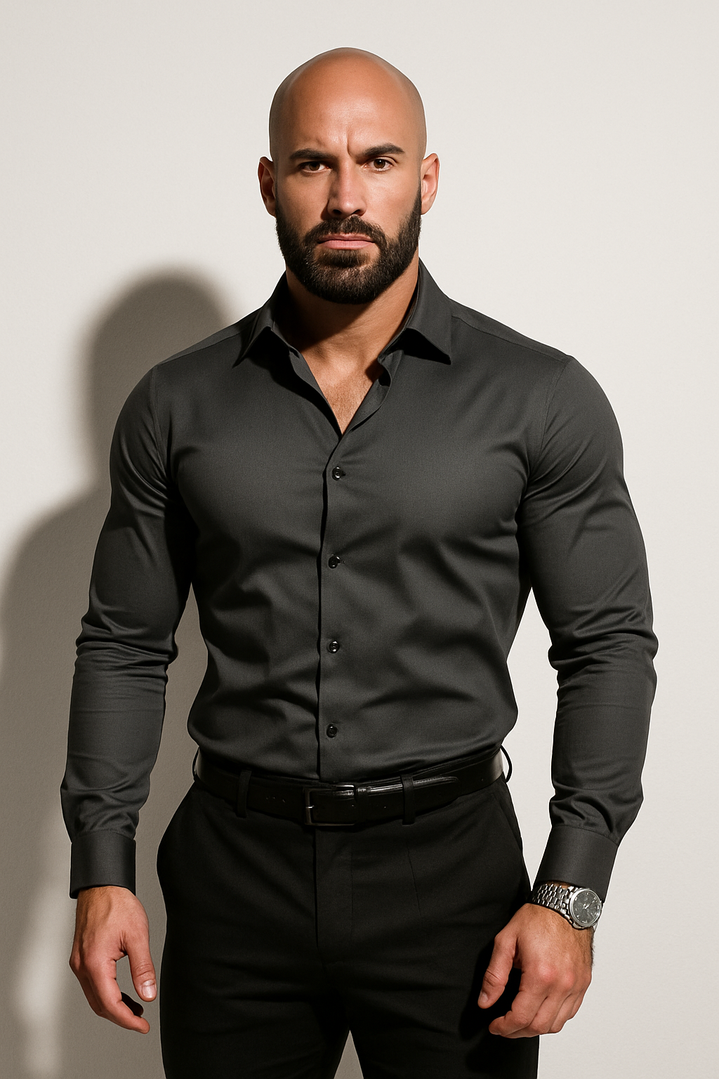 Fitzwilliam Ashcourt | Slim Fit Light Blue Business Shirt for Men